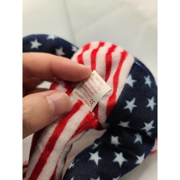 Ty Beanie Baby Spangle Blue Face Bear - Picture 5 of 8